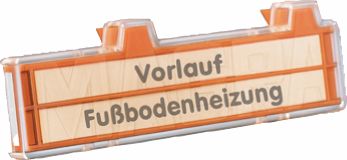 MAGRA Bezeichnungsschild 85 / Pack=2 Stück
