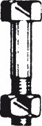 Maschinenschraube verz 12x100mm VPE=50St / Güte 4.6, mit Mutter, DIN601, im Karton Maschinenschraube verz 12x100mm VPE=50St / Güte 4.6, mit Mutter, DIN601, im Karton