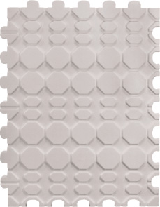 Logafloor Trockenbauplatte f.14mm Rohr / Dicke 25mm, für 14mm Rohr