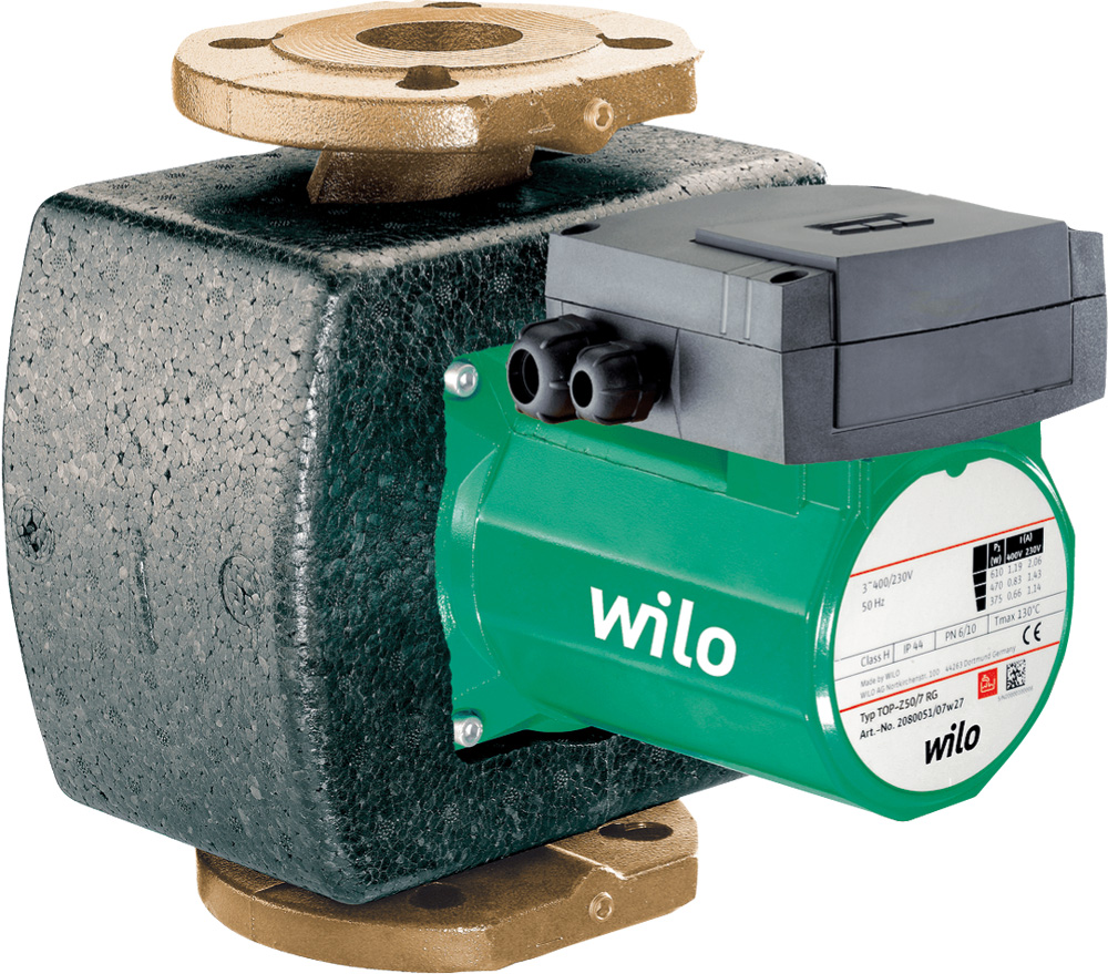 Wilo Nassläufer-Standardpumpe / TOP-Z30/7, 3x400V, PN6/10, G2, 180W
