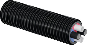 Uponor Ecoflex Thermo Twin HP PE-Xa / 2x50x4,6+2x32x3,5/200, PN6, 95 C