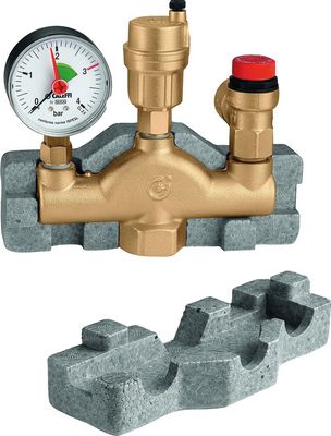 Kesselsicherheitsgruppe 1", Manometer, / Sicherheitsventil 1" bis 200kW Kesselsicherheitsgruppe 1", Manometer, / Sicherheitsventil 1" bis 200kW