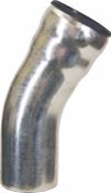 Bogen mit Muffe verzinkt, 45 Grad, DN40 Bogen mit Muffe verzinkt, 45 Grad, DN40