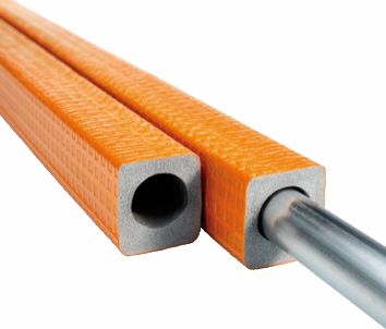 Pruduktbild: NMC CLIMAFLEX NATUR EXZENTRO Isolierung / 12/15 x 25 mm, B2, L: 2 m, orange