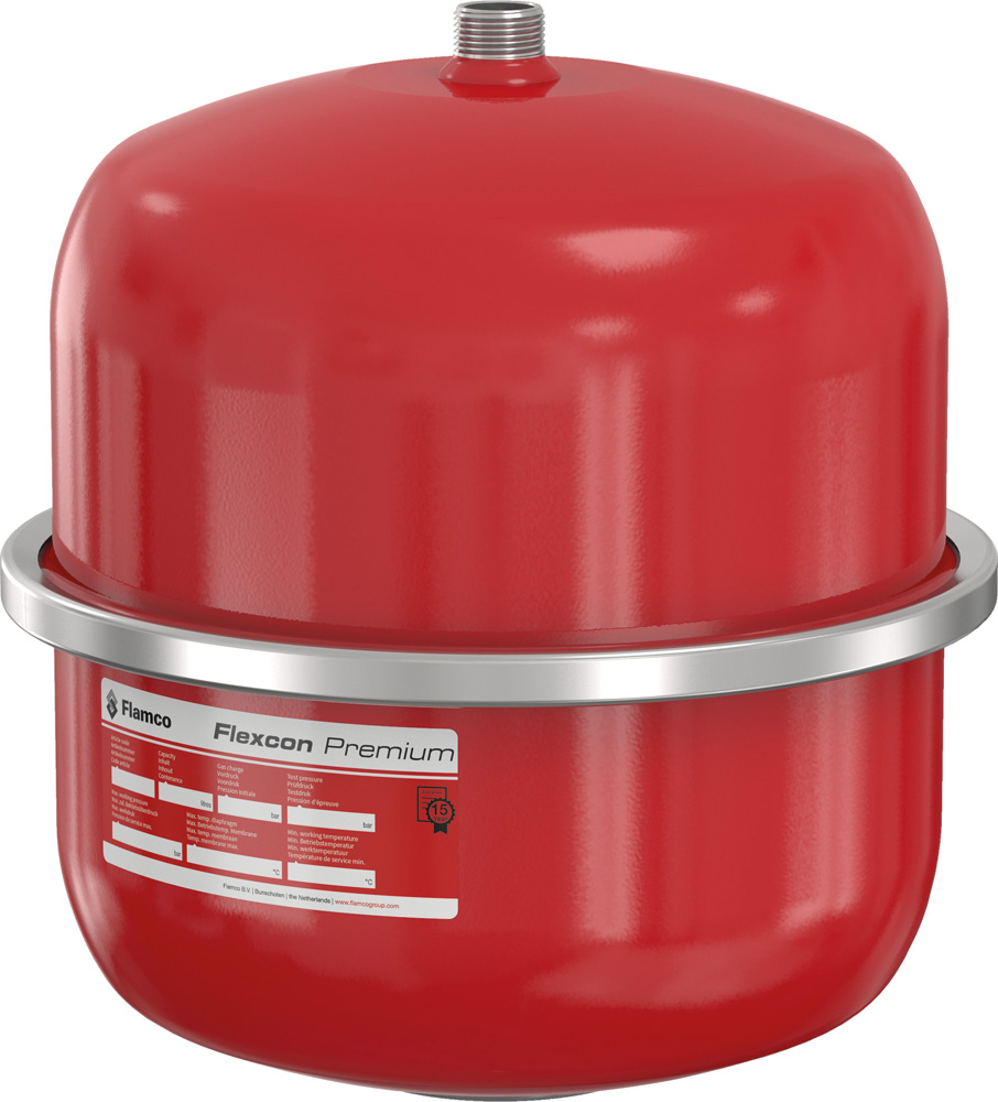 Flamco Flexcon Premium MAG, 35 Liter / für Heizung, bis 6 bar, bis 90 Grad