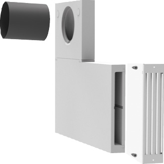 Lüfter-Rohbauset LRL160 / für Fenster-Laibung