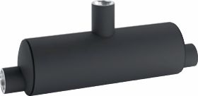 Lufttopf DN100 waagerecht Rp 1 1/2 / 2x 1 1/2" Muffe + 1/2", grundiert 300mm Lufttopf DN100 waagerecht Rp 1 1/2 / 2x 1 1/2" Muffe + 1/2", grundiert 300mm