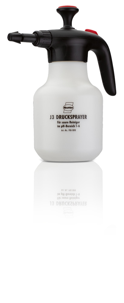 Sotin Drucksprayer J3, 1,5L / für saure Reiniger, pH-Bereich 1-6
