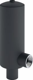 Lufttopf DN100 senkrecht Rp 1 1/2 / 2x 1 1/2" Muffe + 1/2", grundiert 300mm Lufttopf DN100 senkrecht Rp 1 1/2 / 2x 1 1/2" Muffe + 1/2", grundiert 300mm
