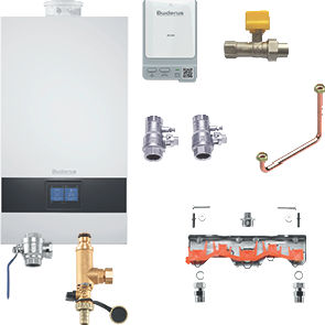 Buderus Logaplus M GBH172i.2 Hybridgerät / GBH172i.2-15 H, MAPL, Bypass, MX400
