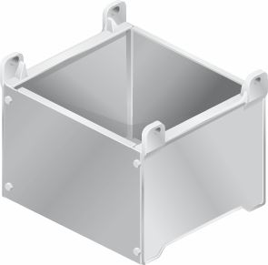Buderus Kesselunterbau GB125-18/22/30 / Höhe 300mm,Seitenverkleidung,Schrauben