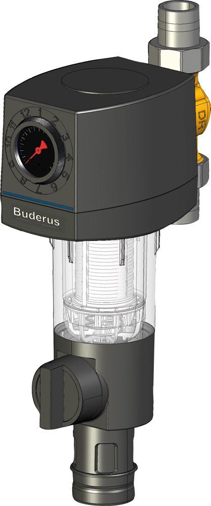 Logafix Rückspülfilter 1" m dreh- / barem Anschlst. 1,5-16bar, max. 30 Gr C