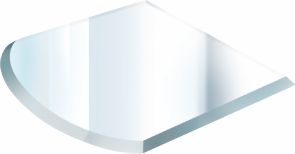 Glasbodenpl 1200x1000x6 R=912 Facette 18