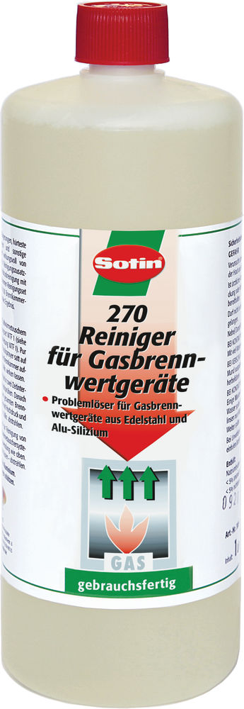 Sotin saurer Reiniger 270, 1 L / 1 l Flasche, für Drucksprayer J3