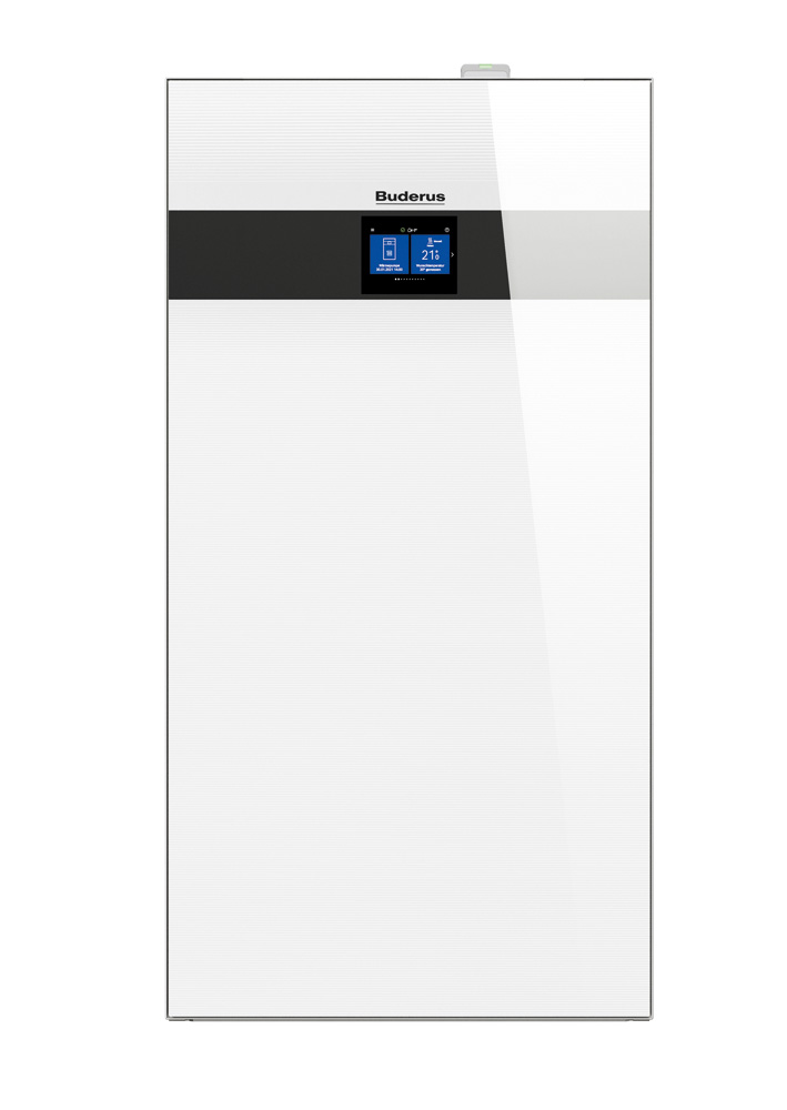 Buderus Logatherm WLW186i-12 TP70W,MX400 / Inneneinheit 70l Puffer, weiß