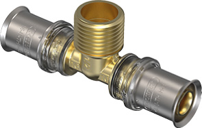 Wavin T-Stück Tigris M5 / 16mm x 1/2" AG x 16mm Wavin T-Stück Tigris M5 / 16mm x 1/2" AG x 16mm