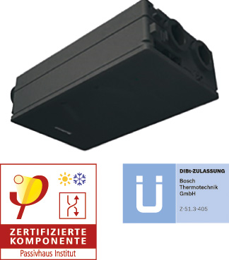 Buderus Logavent HRV156-100 K / Kompaktlüftungsgerät mit WRG
