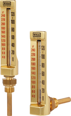 Maschinen-Thermom. Gerade 120C,150x36mm / Tauchrohr G1/2Ax 63mm