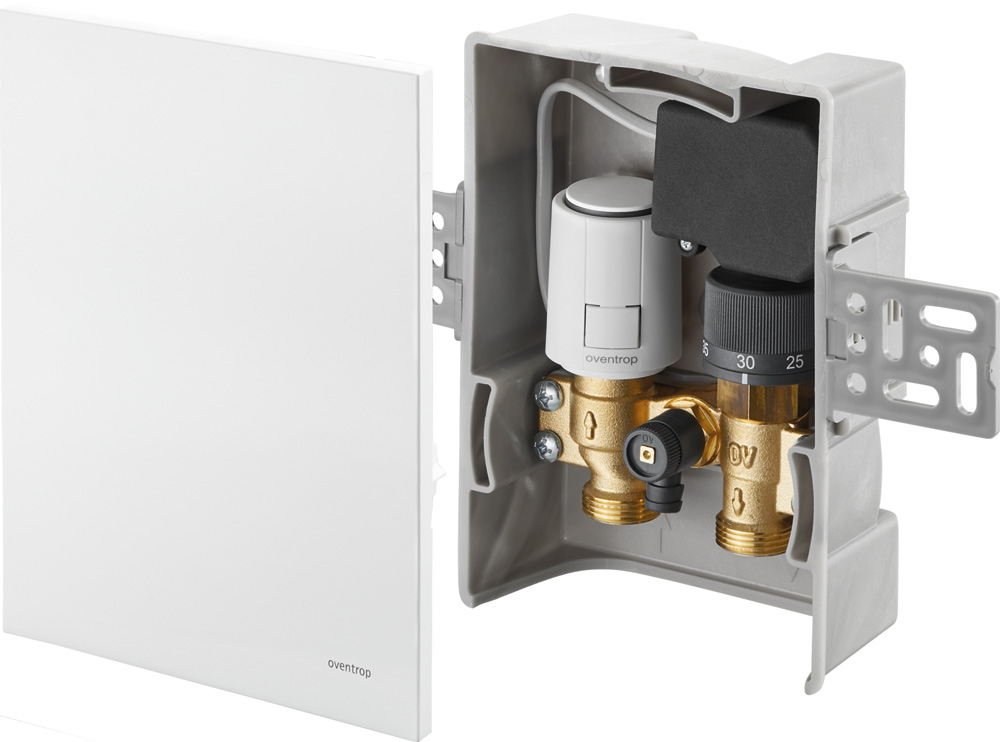 OVENTROP-Unibox T-RTL R-Tronic / weiß f.FB Temperierung