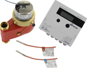 Sensus WMZ PoThF-Set AN130 qp 1,5 B / DN20 L:105 S/AG1" PN16 45/5,2 wM-Bus