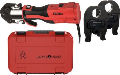 Novopress Pressmaschine SET ECO203 Kabel / 230Volt m.Pressbacken 12-35mm , 44051-50 Novopress Pressmaschine SET ECO203 Kabel / 230Volt m.Pressbacken 12-35mm , 44051-50