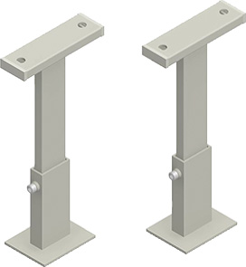 Arbonia Bankträger 2er Set / für 4-5 lagige Konvektoren, RAL9016