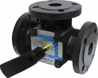 Logafix 3-Wege-Mischer PN6, 3 F 100, GG / DN100, System ESBE Kvs 225
