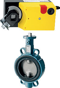Sauter Ringdrosselklappe DEF 16x125 F200 / kpl. mit Antrieb ASM134F130, DN125 Sauter Ringdrosselklappe DEF 16x125 F200 / kpl. mit Antrieb ASM134F130, DN125