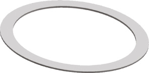 Flachdichtung DN100 PN6/16, 135/151x1mm / DN100 Flachdichtung DN100 PN6/16, 135/151x1mm / DN100