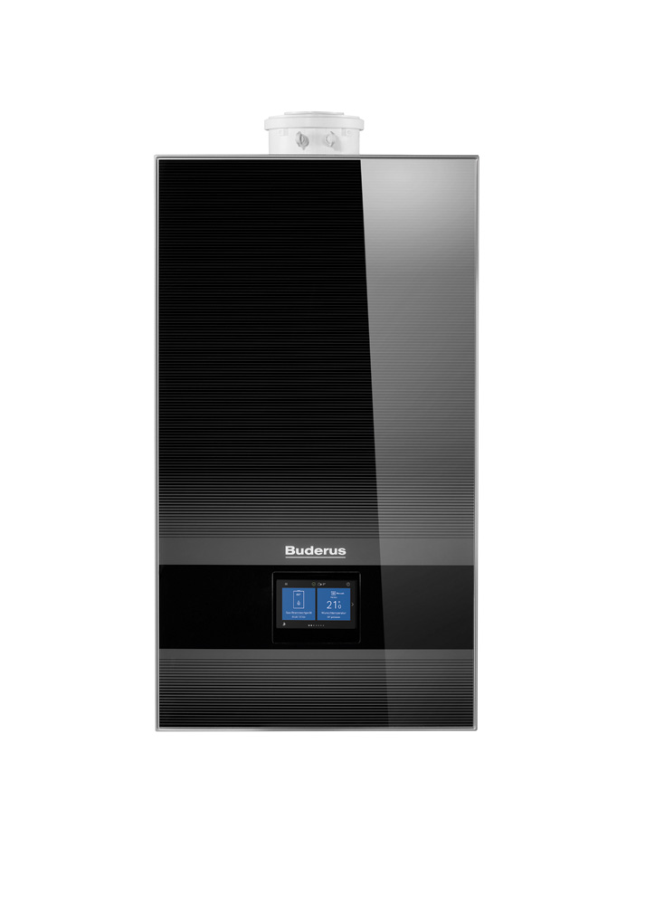 Buderus Logamax plus GB182i.2-15 H / 15kW, H-Gas, 3-Wege-Ventil, schwarz
