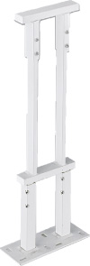 Arbonia Fensterbank Konsole 20-B221-N / H1 195-310,H2 370-400mm, promatverzinkt