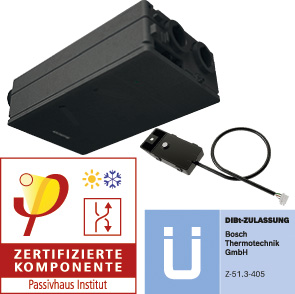 Buderus Logavent HRV156-120 K BS OR / Kompaktlüftungsgerät mit WRG