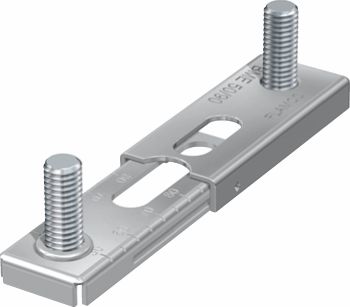 Wemefa Montageplatte für Doppelbefestig. / BME 2" , 8x50/90, Nr.39420