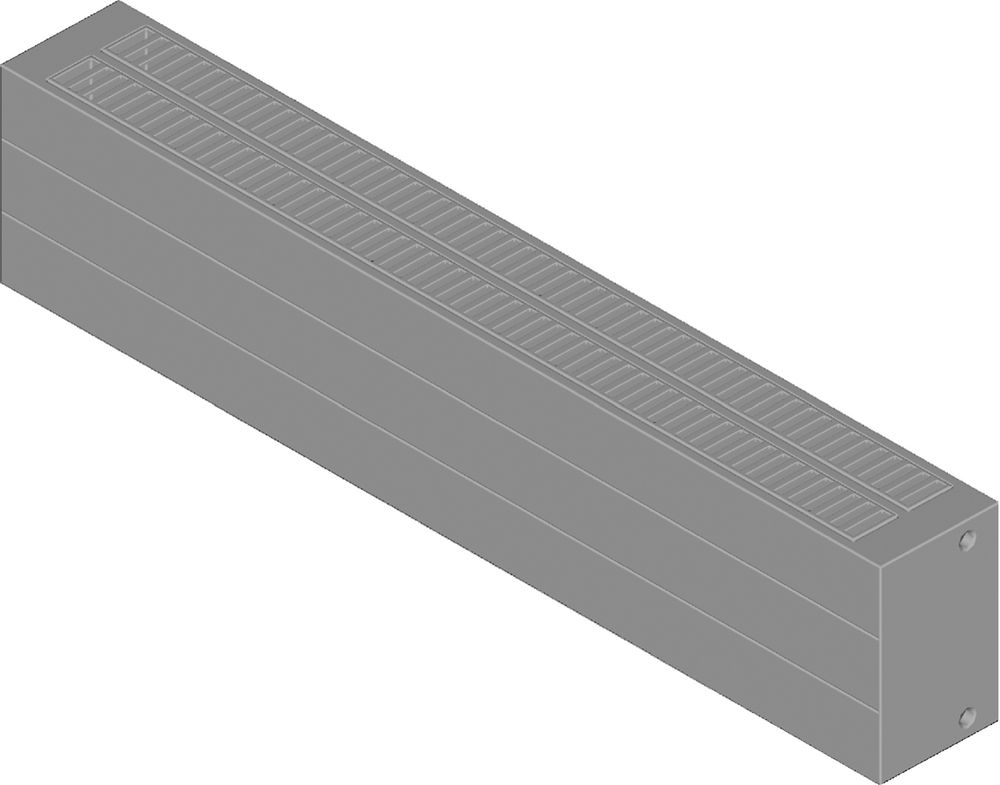 Arbonia STANDARD-KONVEKTOR Typ LCR 142 / BH 140 mm, BT 72 mm, BL 1000 mm