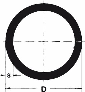 Gewinderohr 1 1/2", geschweisst, EN10255 / schwarz, o. Gewinde o. Muffe