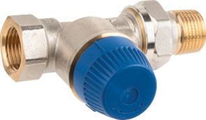 Honeywell Therm.-Ventil TRV 1/2" DG / RG vernickelt, voreinstellbar Honeywell Therm.-Ventil TRV 1/2" DG / RG vernickelt, voreinstellbar