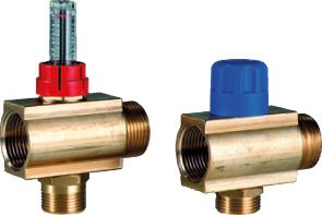 Verteiler-Verlängerungs-Set HKV-D 1", / Ms, 50mm, best. aus 1xVL, 1xRL+2 Dop-Nip