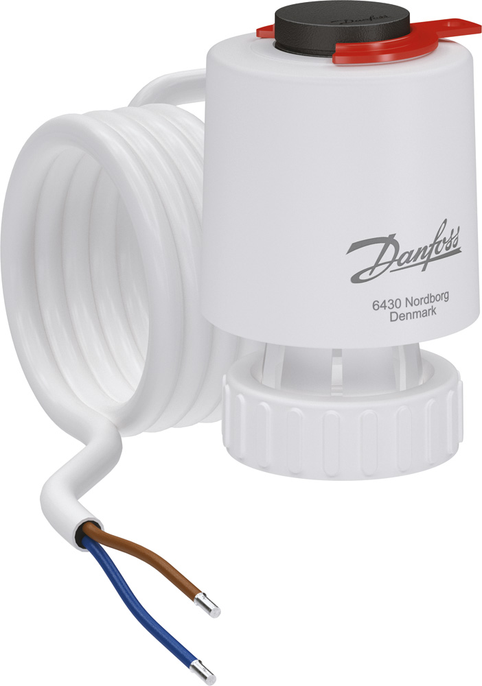 Danfoss Stellantrieb TWA-Q/NC 230V, 50Hz / Kabellänge 1,2m, stromlos geschlossen