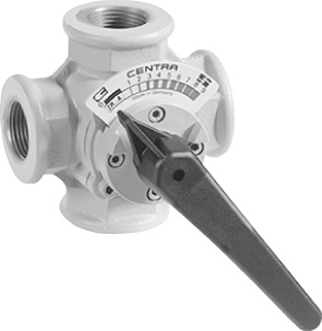Honeywell Vierwege-Mischer ZR15MA / DN15, PN6, Grauguss, Muffenausführung