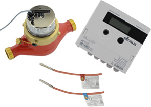 Sensus WMZ PoThF-Set AN130 qp 1,5 B / DN20 L:190 H/AG1" PN16 45/5,2 wM-Bus
