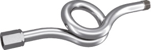 Wassersackr. 100bar, 1/2" Trompetenform / m. Spannmuffe u. Zapfen, Stahl