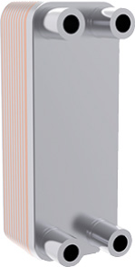 PWT BU118M. 30 Platten inkl. Konsole / 2" AG, Cu gelötet