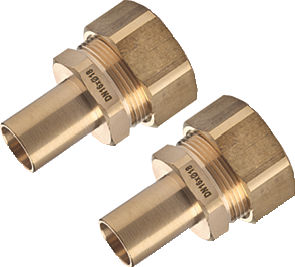 Pruduktbild: aeroline isiclick DN16 x Rohrstutzen 15 / 2er SET