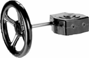 EBRO Handgetriebe / f. EBRO Absperrklappen DN 250 bis DN 300