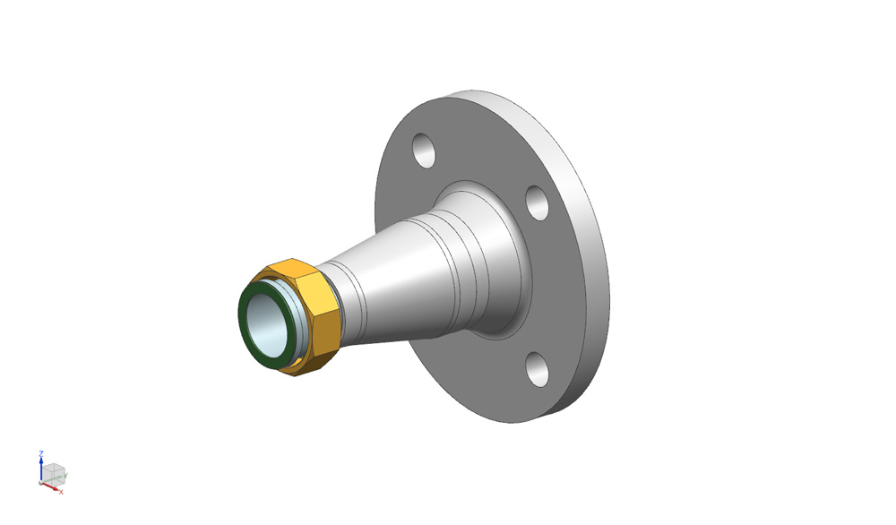 Anschluss Pumpe DN 50 / PN 16 / G1 1/2"