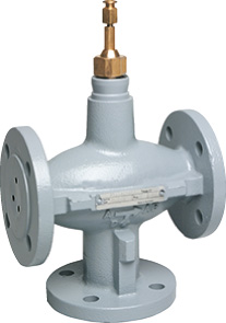 Honeywell Dreiwegeventil V5015A / DN100 PN6, Grauguss, Kvs-Wert 140