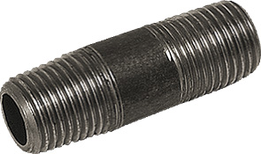 Rohrdoppelnippel DIN2982 schw. 1"x100 Rohrdoppelnippel DIN2982 schw. 1"x100