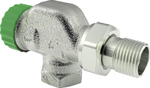 HEIMEIER Thermostat-Ventilunterteil / Eclipse 300, Axialform, DN 15 HEIMEIER Thermostat-Ventilunterteil / Eclipse 300, Axialform, DN 15