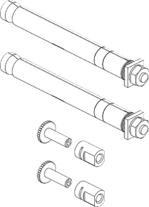 Rohwand Adapter Set FMS /FEX