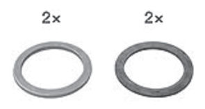 Zwischenst Nr13 R2" Verl10 (2x3+D) / Verlängerung 10 (2x3mm+D)  111477.0150